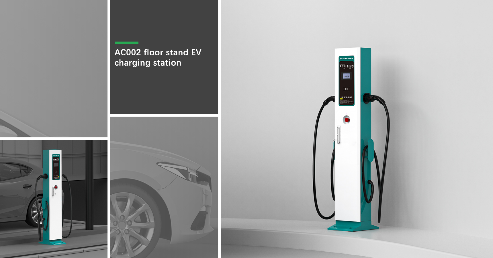 NKR AC002 Floor Stand EV Charging Station manufacturer,powercoreglobal